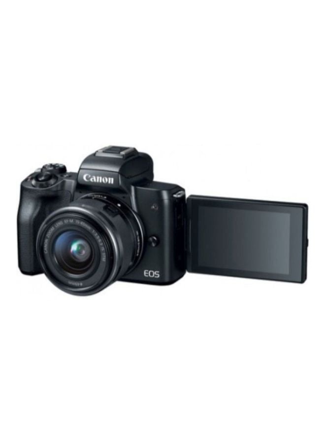 Canon - Eos M50 Mirrorless Camera With Ef-M 15–45Mm F/3.5-6.3 Is Stm Lens 24.1Mp Vari-Angle Lcd Touchscreen, Built-In Wi-Fi, tooth And Nfc - Image 1
