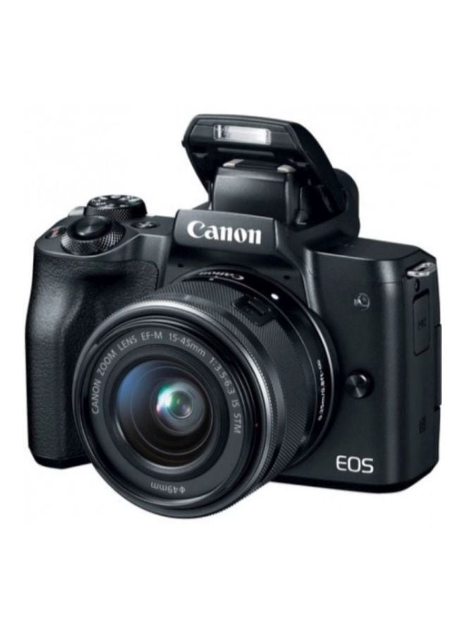 Canon - Eos M50 Mirrorless Camera With Ef-M 15–45Mm F/3.5-6.3 Is Stm Lens 24.1Mp Vari-Angle Lcd Touchscreen, Built-In Wi-Fi, tooth And Nfc - Image 1