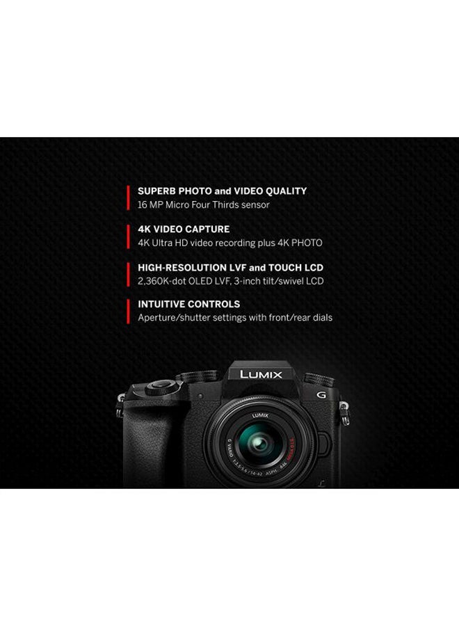 Panasonic - Lumix G7 4K 16MP Mirrorless Camera With 14-140 mm O.I.S. Lens - Image 1