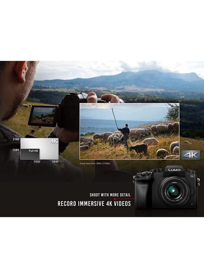 Panasonic - Lumix G7 4K 16MP Mirrorless Camera With 14-140 mm O.I.S. Lens - Image 1