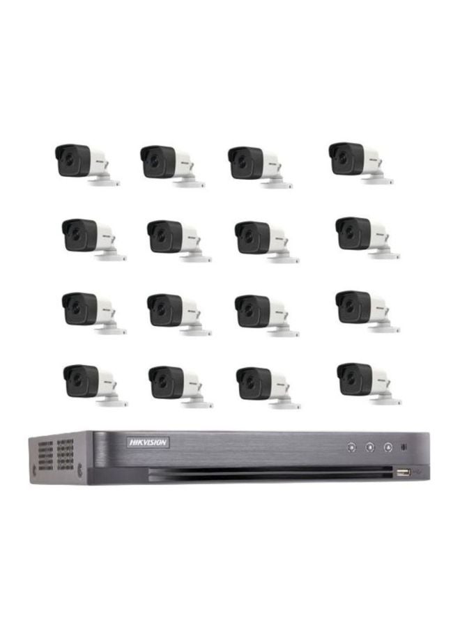 HIKVISION 16-Piece Camera With DVR Set 
