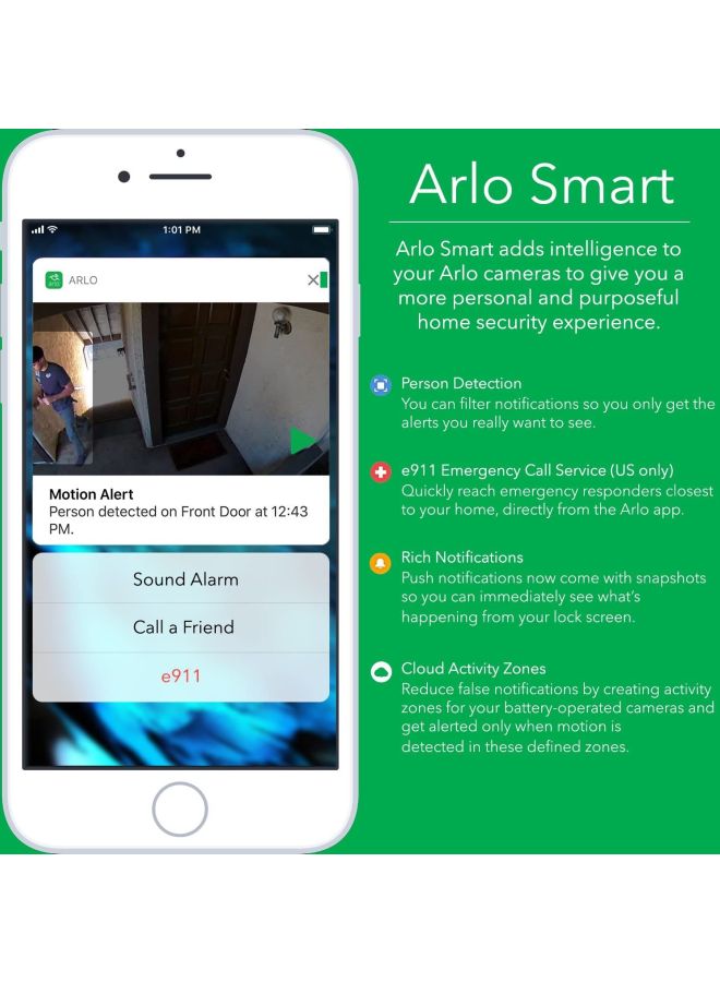Arlo Security System with 1 HD Camera VMS3130