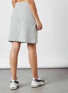 Nike Tech Fleece Reimagined Skirt Dk Grey Heather/Black  - Image 2