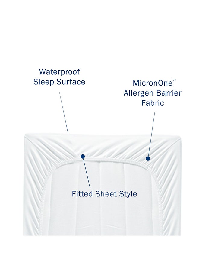 CleanRest - Premium Mattress Protector Polyester White - Image 1