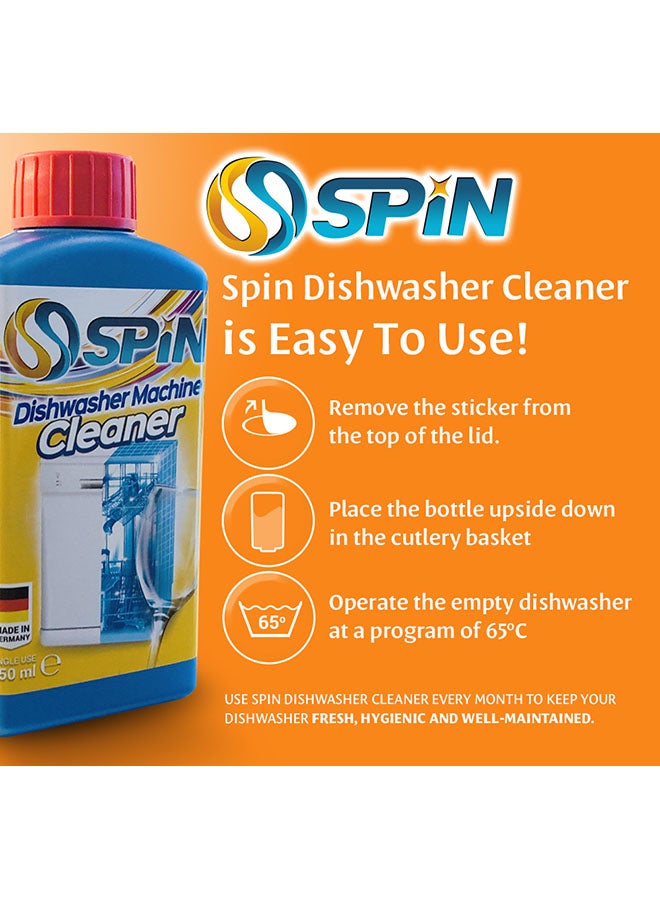 Spin Dishwasher Machine Cleaner White 250ml  - Image 3
