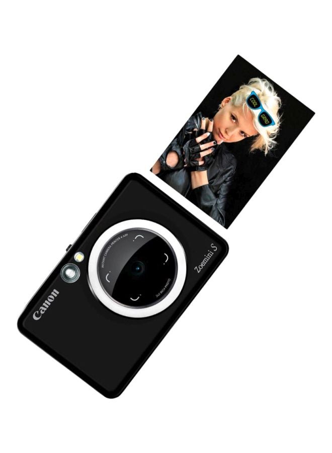 Canon - Zoemini S Instant Camera Colour Photo Printer، 8-megapixel Camera، Bluetooth، Front-facing Mirror، Ring-light، Micro SD Card Slot - Image 1