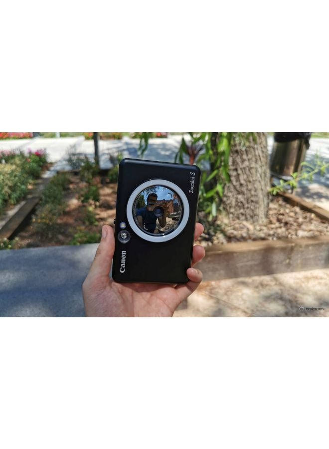 Canon - Zoemini S Instant Camera Colour Photo Printer، 8-megapixel Camera، Bluetooth، Front-facing Mirror، Ring-light، Micro SD Card Slot - Image 1