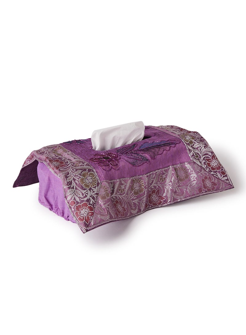 إيكراس طقم غطاء طاولة أرجواني - Image 3