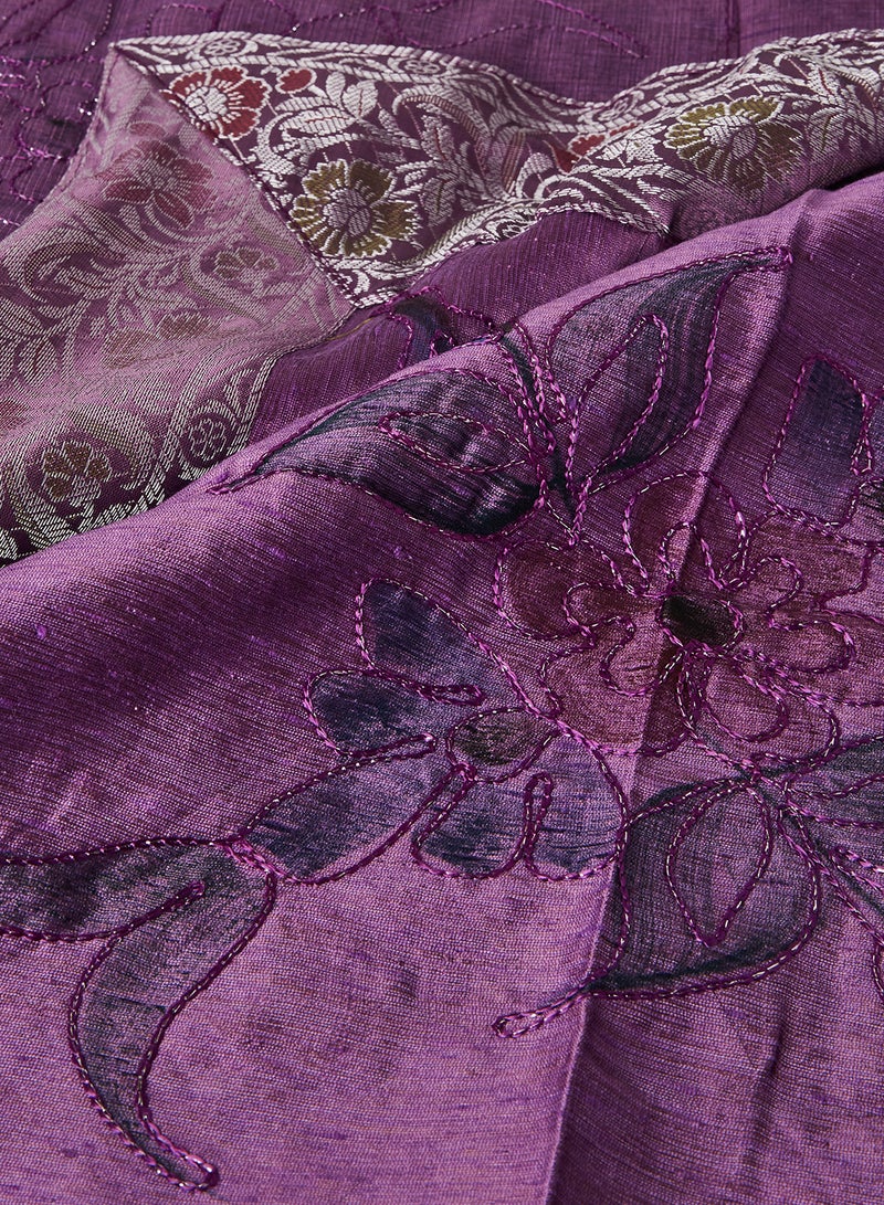 إيكراس طقم غطاء طاولة أرجواني - Image 4