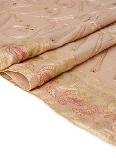 Ikras 5-Piece Embroidered Placemat and Table Runner Set Beige  - Image 3