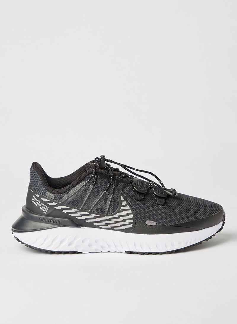 Nike - Legend React 3 Shield Running Shoes Black/Mtlc Dk Grey-Off Noir-White - Image 1