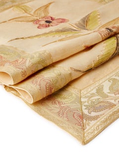 Ikras 5-Piece Embroidered Table Cloth Set Beige 110x110cm  - Image 4