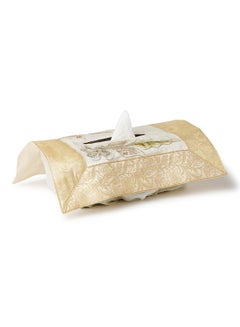 Ikras 5-Piece Embroidered Table Cloth Set White/Beige 110x110cm  - Image 3