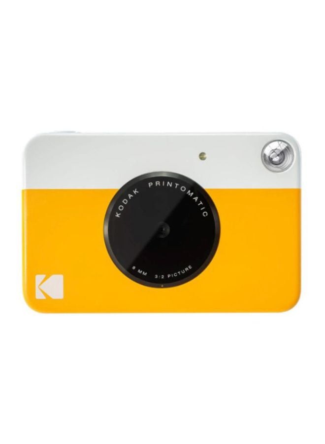 Kodak - Printomatic Instant Print Camera 10MP Yellow - Image 1
