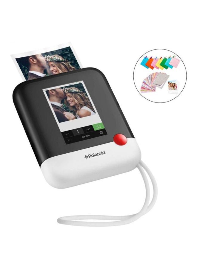 Polaroid - Polaroid Pop Instant Digital Camera 2-In-1 Wireless Portable Instant Print Digital Camera Black/White - Image 1