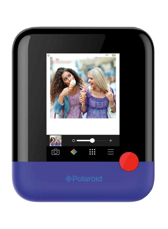 Polaroid - Polaroid Pop Instant Digital Camera 2-In-1 Wireless Portable Instant Digital Camera Black/Blue - Image 1
