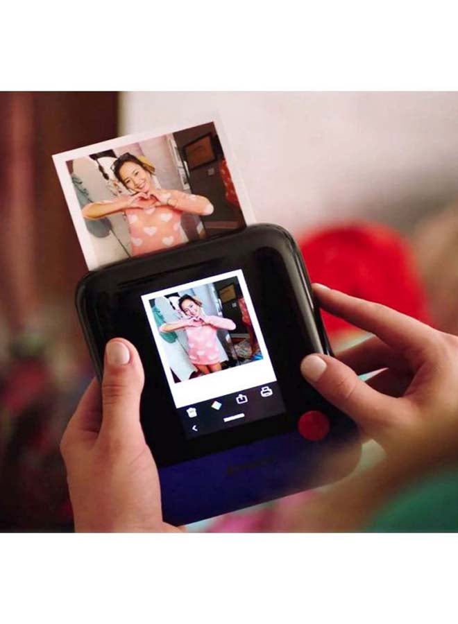 Polaroid - Polaroid Pop Instant Digital Camera 2-In-1 Wireless Portable Instant Digital Camera Black/Blue - Image 1