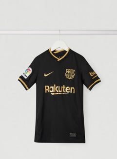 Youth F.C. Barcelona 2020/21 Stadium Away Jersey Black/Metallic Gold