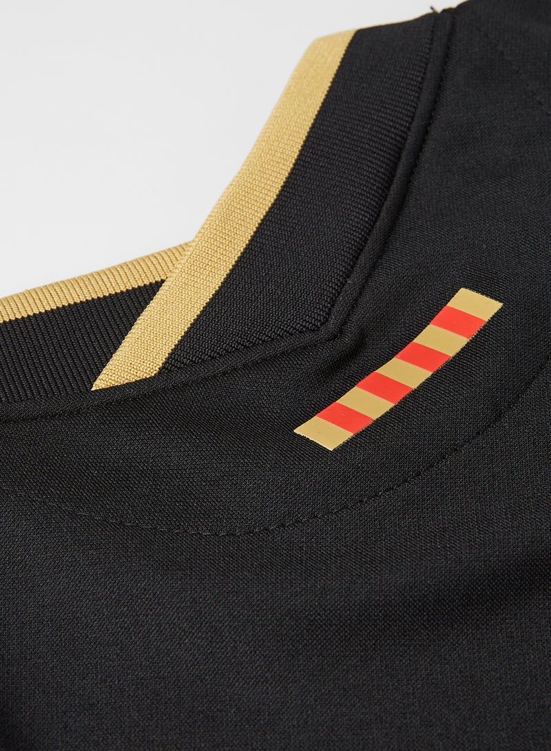 Nike - Youth F.C. Barcelona 2020/21 Stadium Away Jersey Black/Metallic Gold - Image 1