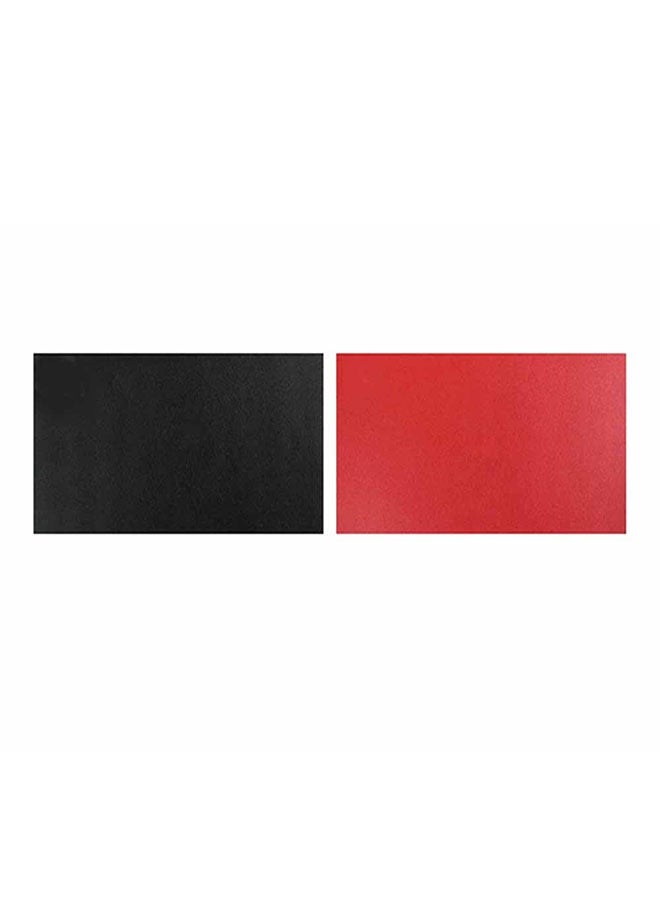 Large Multi-function Anti-Slip Desk Mouse Pad Black/Red - Image 1