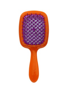 JANEKE Detangler Hair Brush Orange/Purple 22cm  - Image 1