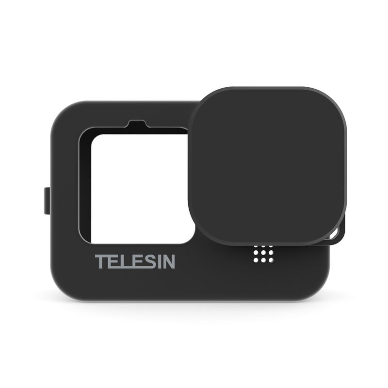 TELESIN Replacement Action Camera Protective Silicone Case Cover Soft For GoPro Hero 9 Black  - Image 1