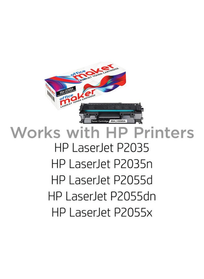 Office Maker - Toner Cartridge For HP Laserjet P2035 P2055 Printer Black - Image 1