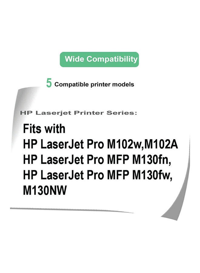 أوفيس ميكر خرطوشة حبر لطابعة إتش بي ليزر جيت برو من سلسلة M102 M130 أسود  - Image 4