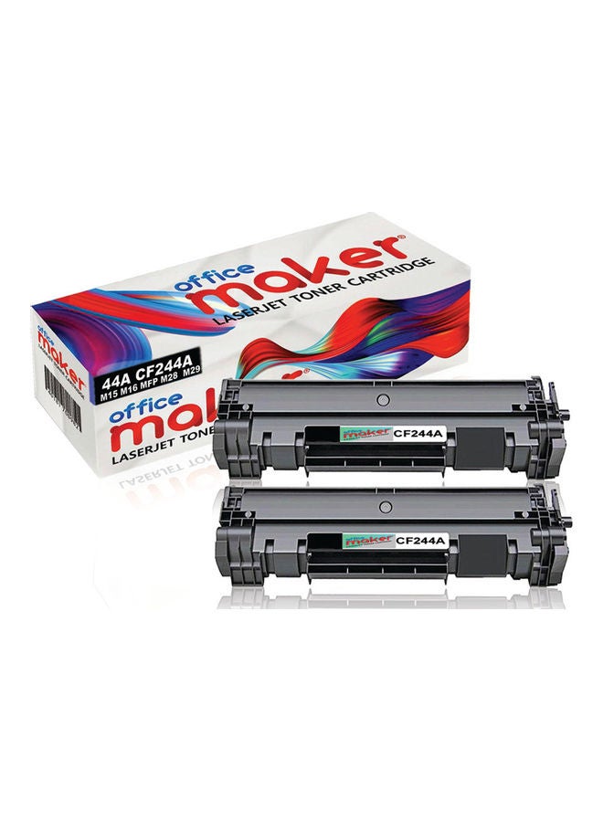 Office Maker 2-Piece Toner Cartridge Set For HP Laserjet Pro M15 M16 MFP M28 M29a M29w Printer Black  - Image 1
