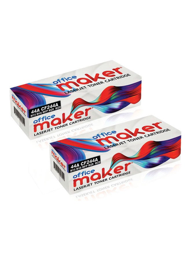 Office Maker 2-Piece Toner Cartridge Set For HP Laserjet Pro M15 M16 MFP M28 M29a M29w Printer Black  - Image 2