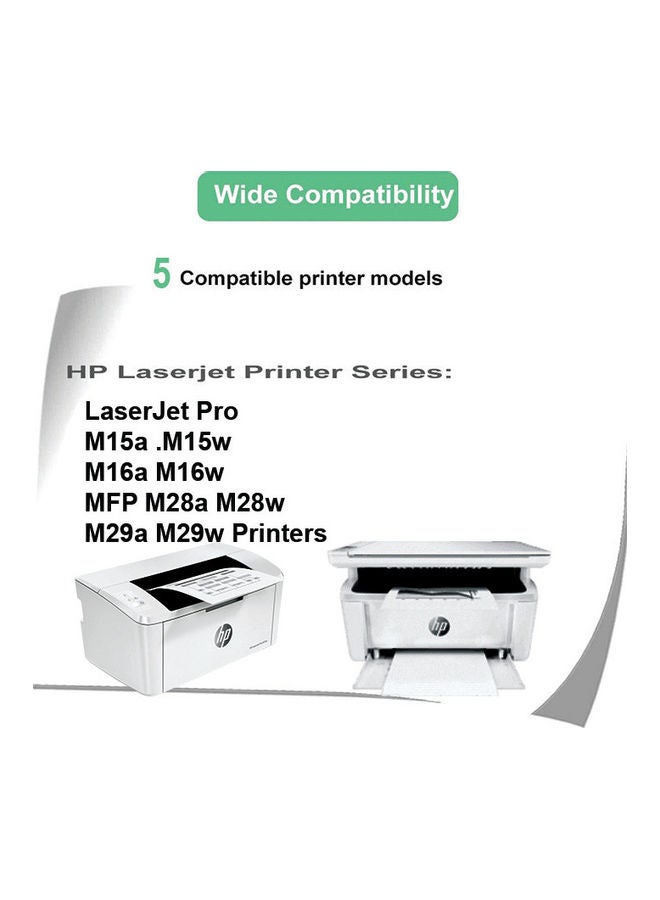 Office Maker 2-Piece Toner Cartridge Set For HP Laserjet Pro M15 M16 MFP M28 M29a M29w Printer Black  - Image 3
