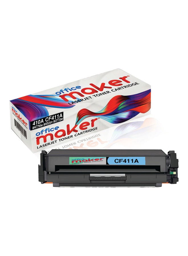 أوفيس ميكر خرطوشة حبر Laserjet لطابعة إتش بي طراز MFP M477 M452 أزرق سماوي  - Image 1