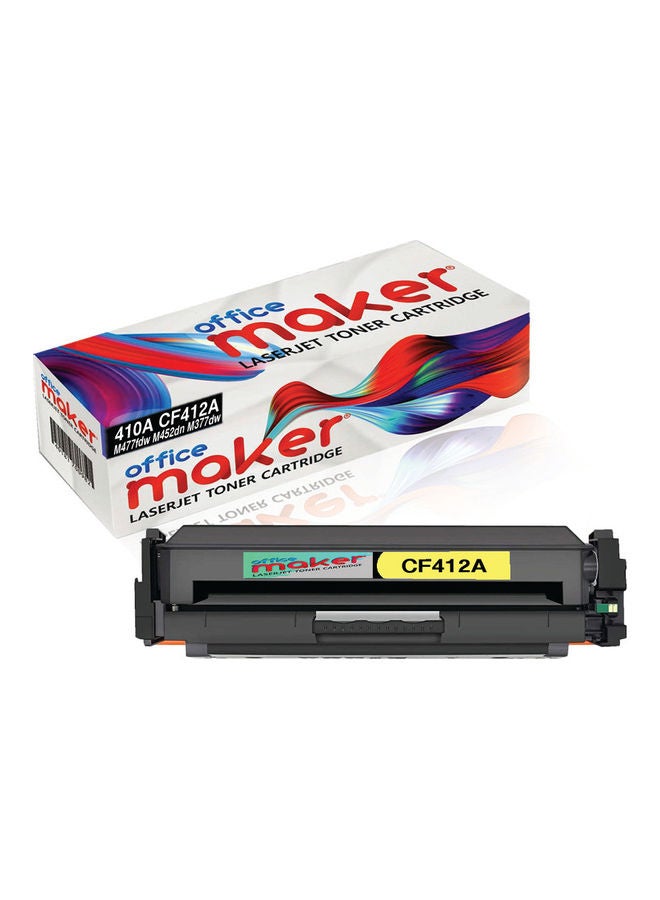 Office Maker Laserjet Toner Cartridge For HP MFP M477 M452 Printer Yellow - Image 1