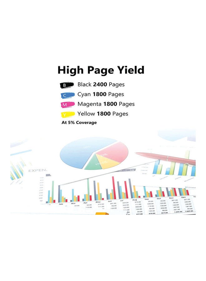 أوفيس ميكر خرطوشة حبر ليزر جيت لطابعة إتش بي طراز MFP /M276nw M251 /M276n أزرق سماوي - Image 4