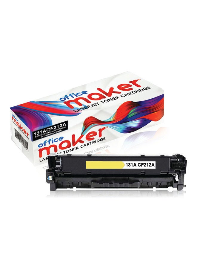 Office Maker Laserjet Toner Cartridge For HP MFP M276nw M251 M276n Printer Yellow  - Image 1