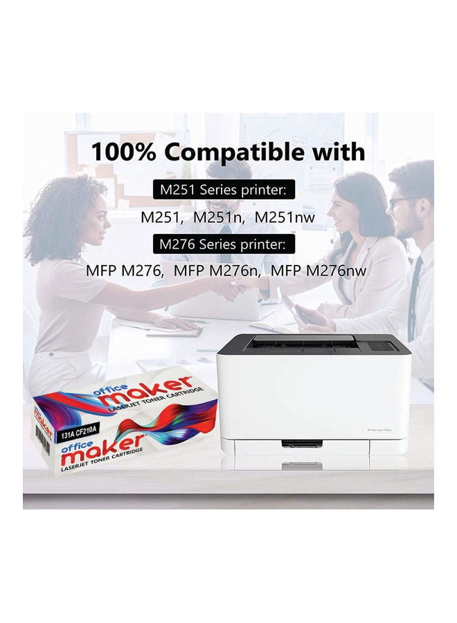 Office Maker Laserjet Toner Cartridge For HP MFP M276nw M251 M276n Printer Yellow  - Image 3