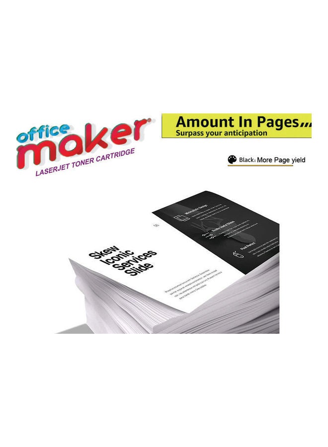 Office Maker Toner Cartridge For HP LaserJet CP1025,1025NW, Pro 100 MFP M175A Printer Black - Image 4