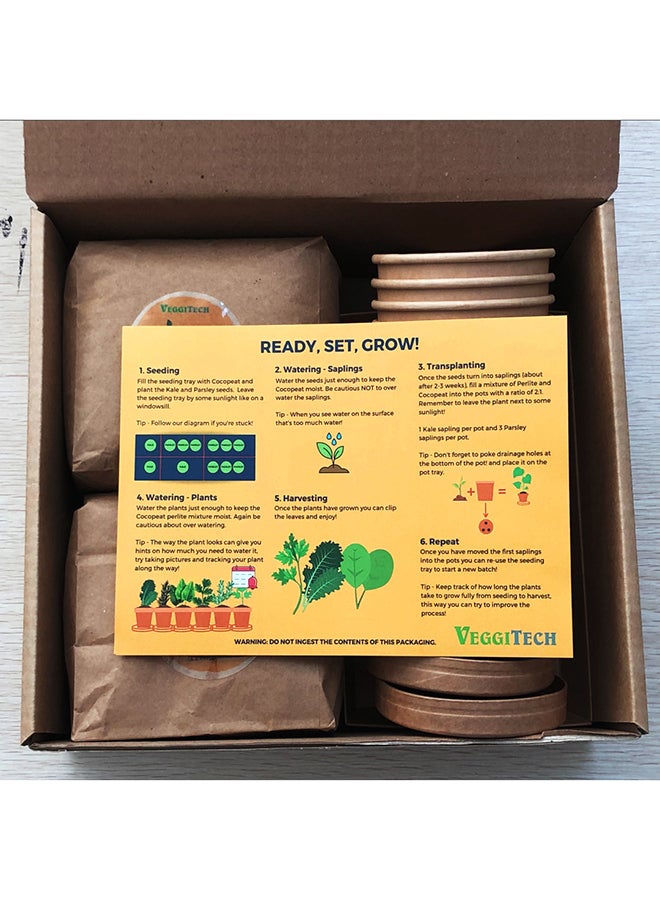 VEGGITECH Home Herb Garden Hydroponic Grow Kit 800grams - Image 2