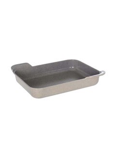 Die-Casted Ovenware Rectangular Warm Marble beige 40cm
