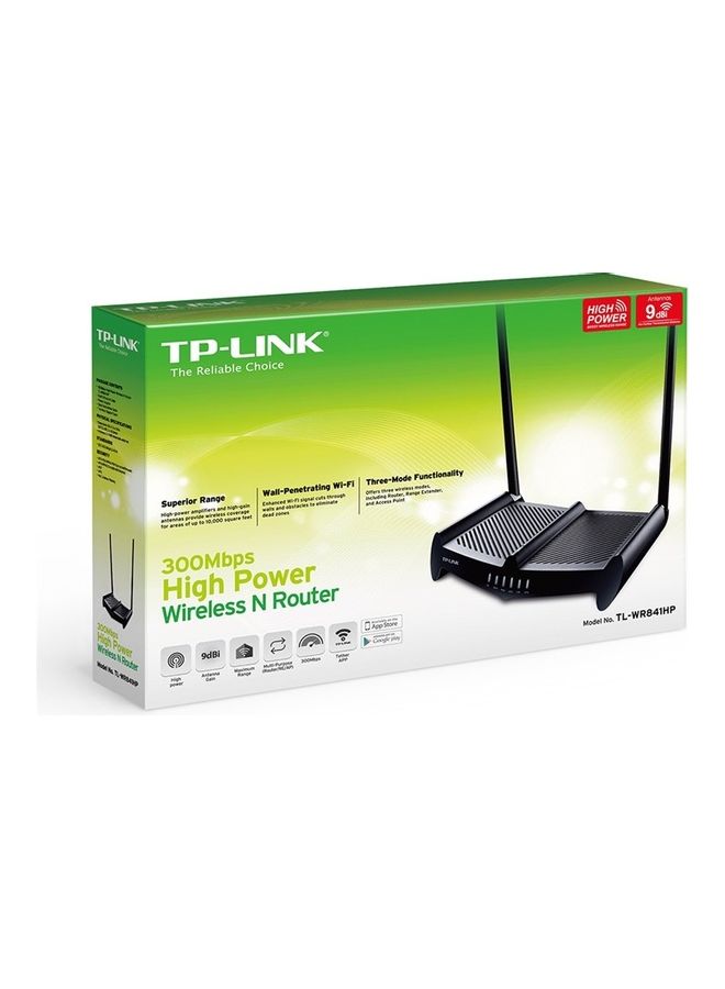 TP-LINK High Power Wireless N Router Black - Image 2