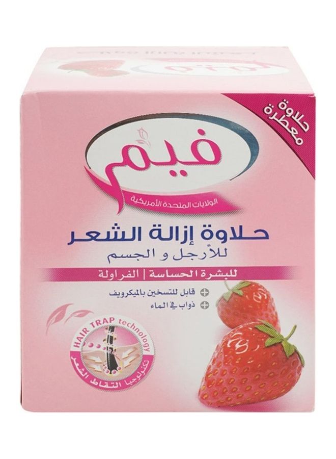 fem - Strawberry Scent Hair Removal Wax For Legs And Body Pink/Multicolor 50grams - Image 1