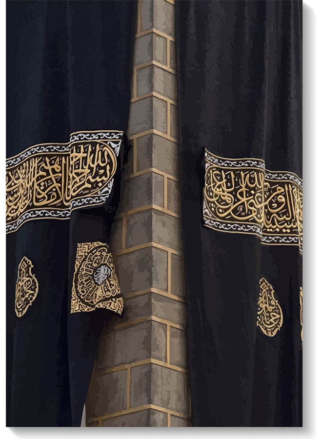 أتيك لوحة فنية بطبعة "Kaajaba" متعدد الألوان 40x60سم  - Image 1