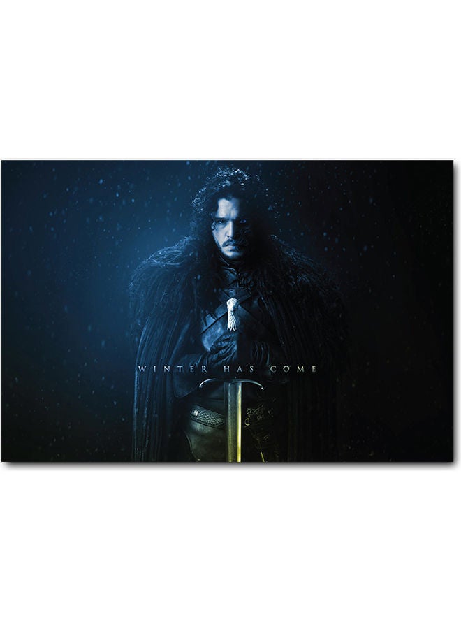 Jon Snow Wall Art Multicolour 40x60cm