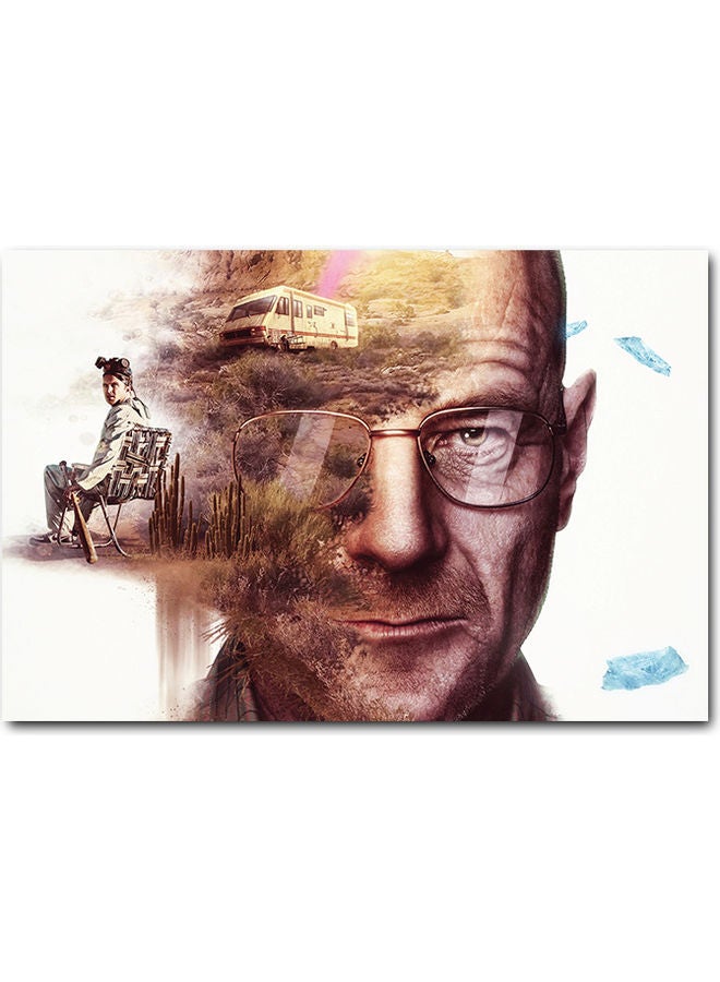 Walter White Breaking Bad Wall Art Multicolour 40x60cm