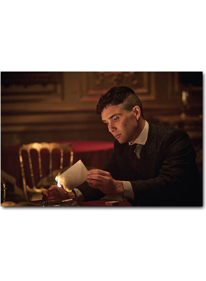 Thomas Shelby Peaky Blinders Wall Art Multicolour 40x60cm