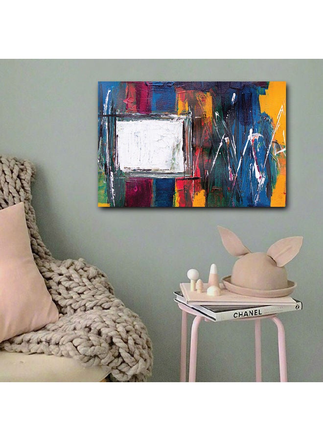 Atiq - Abstract Printed Wall Art Multicolour 40x60cm - Image 1
