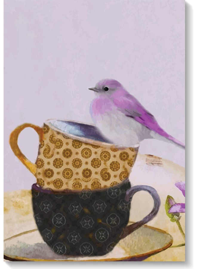 لوحة فنية لتزيين الجدار متعدد الألوان 40 x 60سم