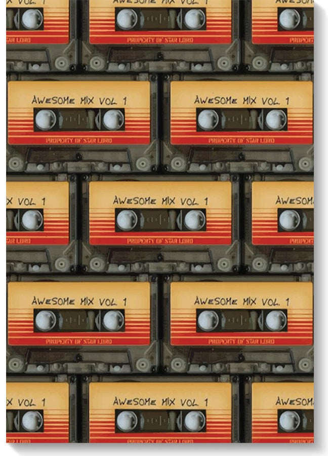 Atiq Cassettes Printed Wall Art Multicolour 40x60cm - Image 1