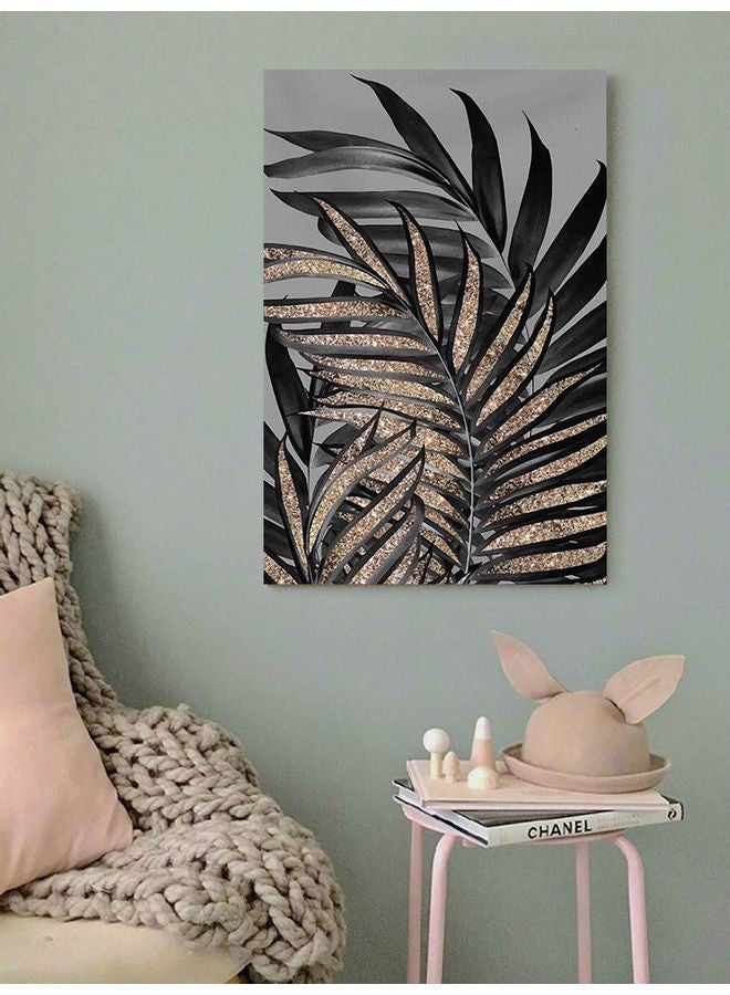 Atiq Tree Leaves Wall Art Multicolour 40x60cm - Image 2