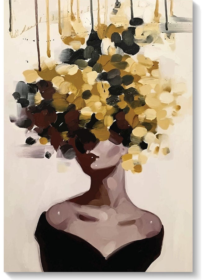 أتيك لوحة فنية لديكور الحائط متعدد الألوان 40 x 60سم